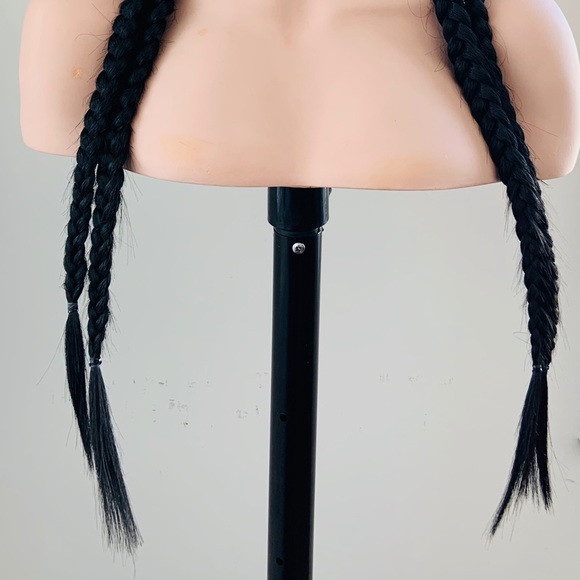 Gorgeous French Braided Premium Fiber Lace Front Wig for Daily Wear/Events 🙌 - Picture 2 of 14